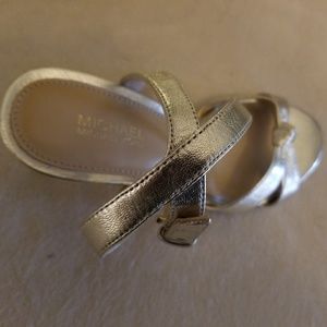 Michael Kors Gold Sandals Size 6.5